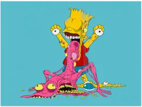No-Longer Bart Archival Print by Alex Pardee
