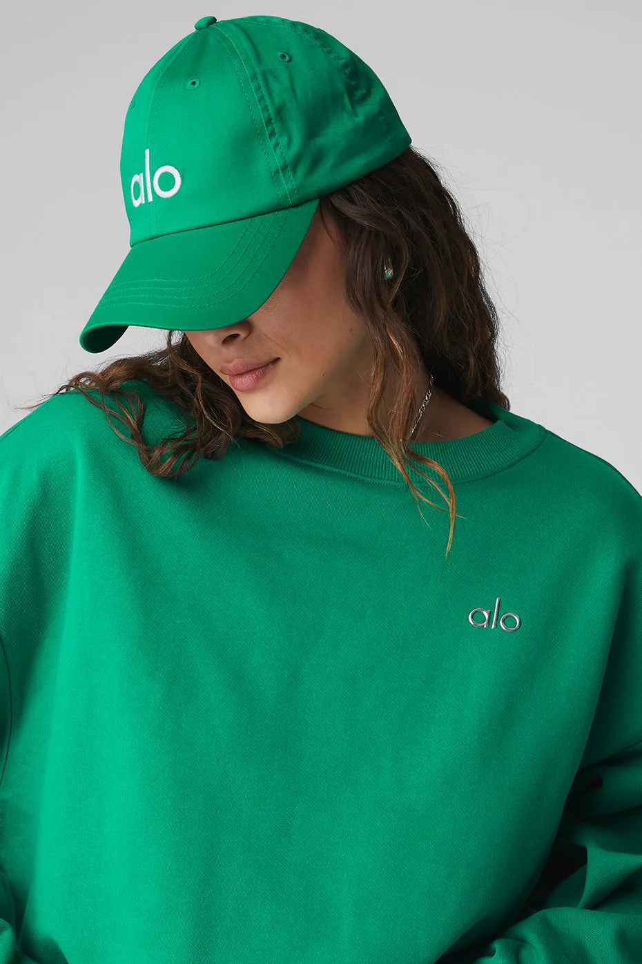 Off-Duty Cap - Green Emerald/White