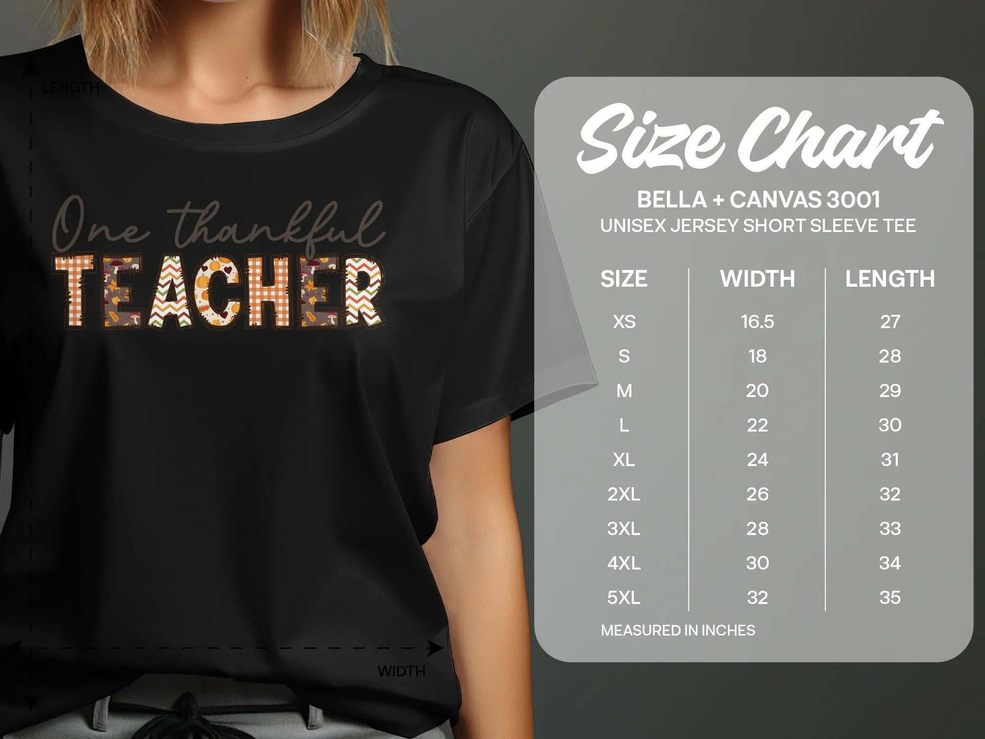 One Thankful Teacher Shirt,Tank, Sweatshirt and Matching Family Shirts. Perfect for a Fall, Autumn or Thanksgiving Gift