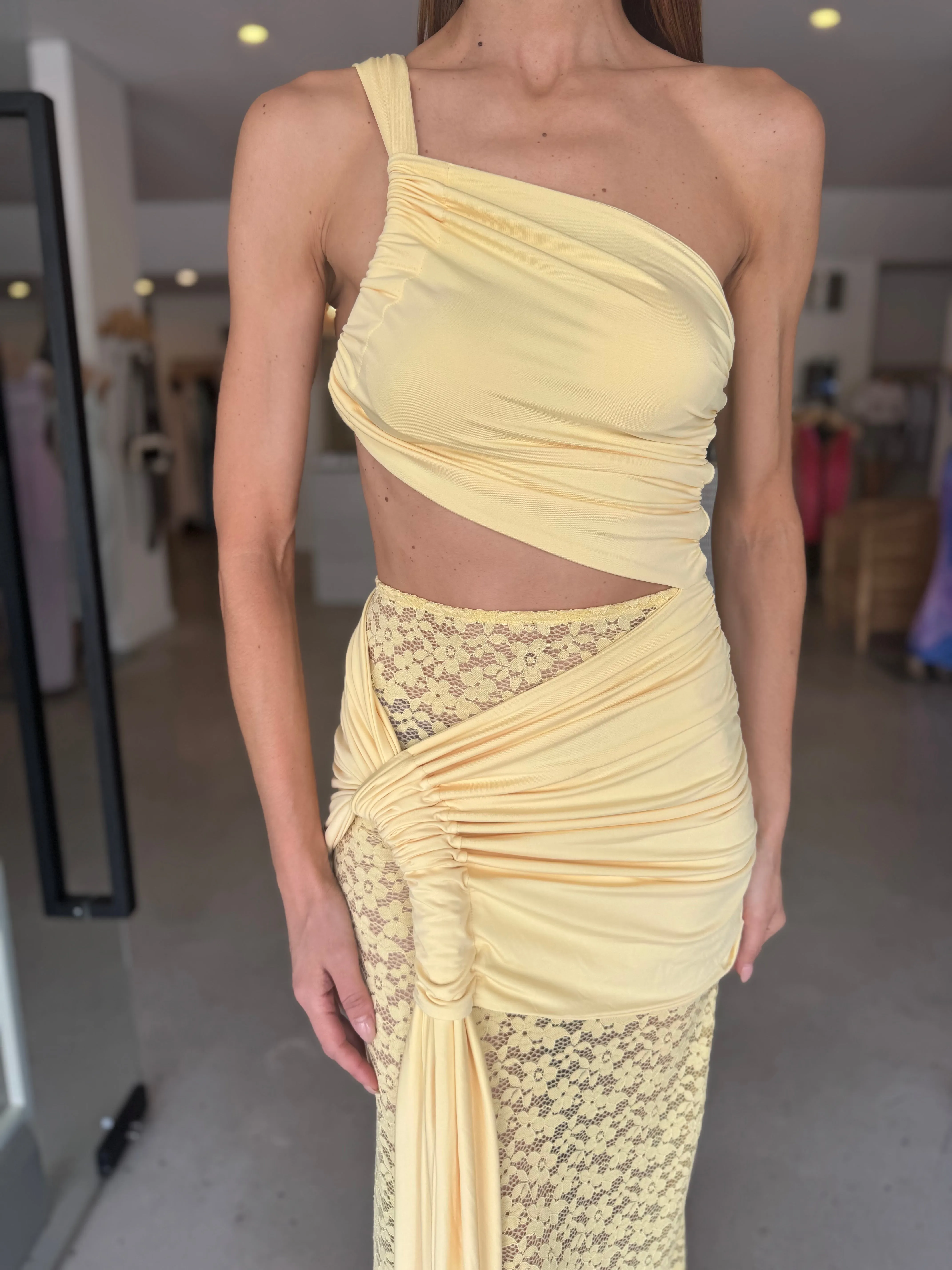 PARADISO DRESS BABY YELLOW