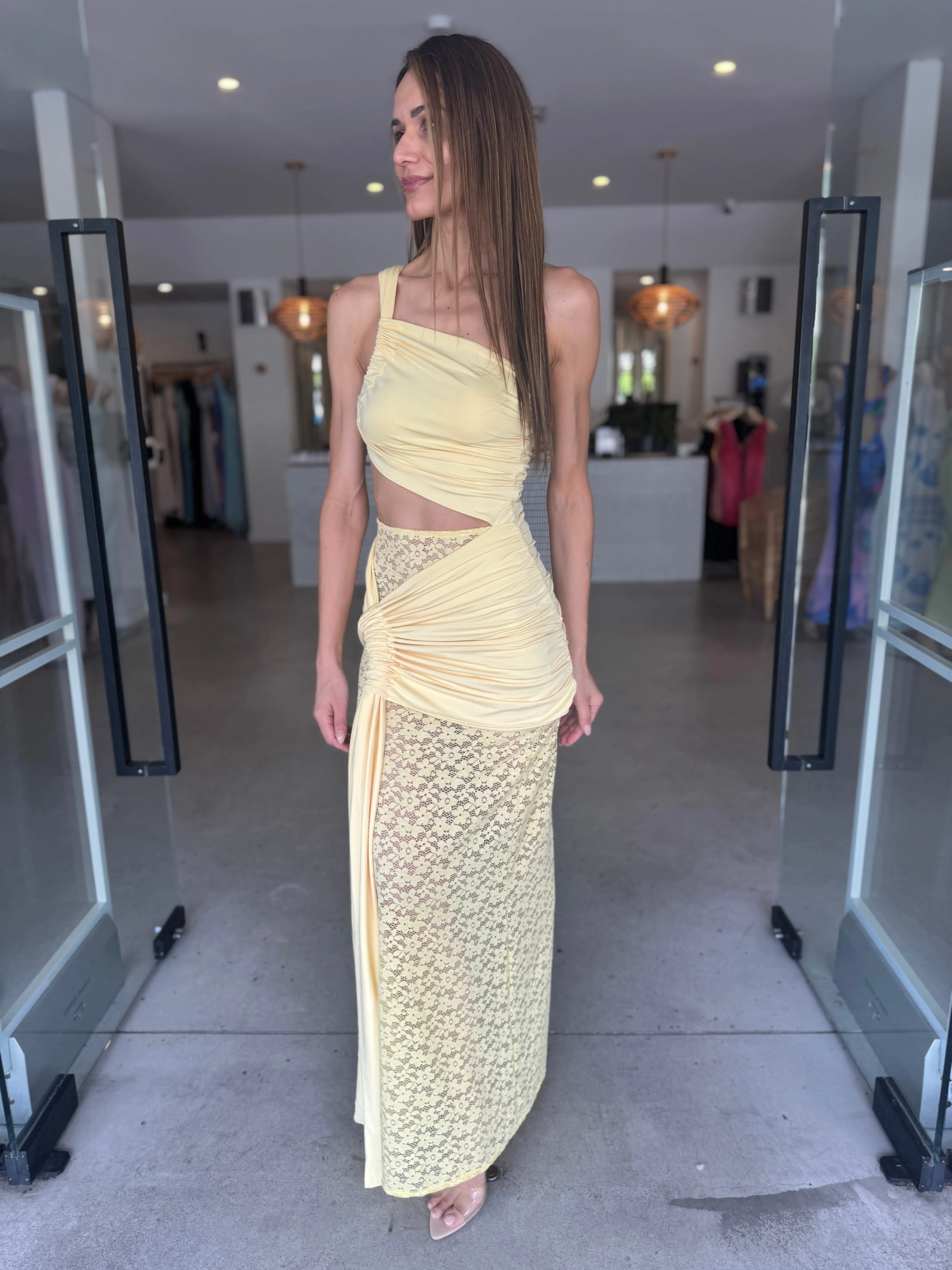 PARADISO DRESS BABY YELLOW