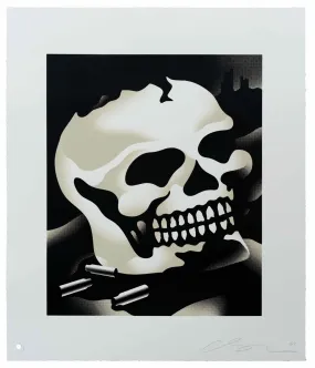 Peace Bone Silkscreen Print by Cleon Peterson