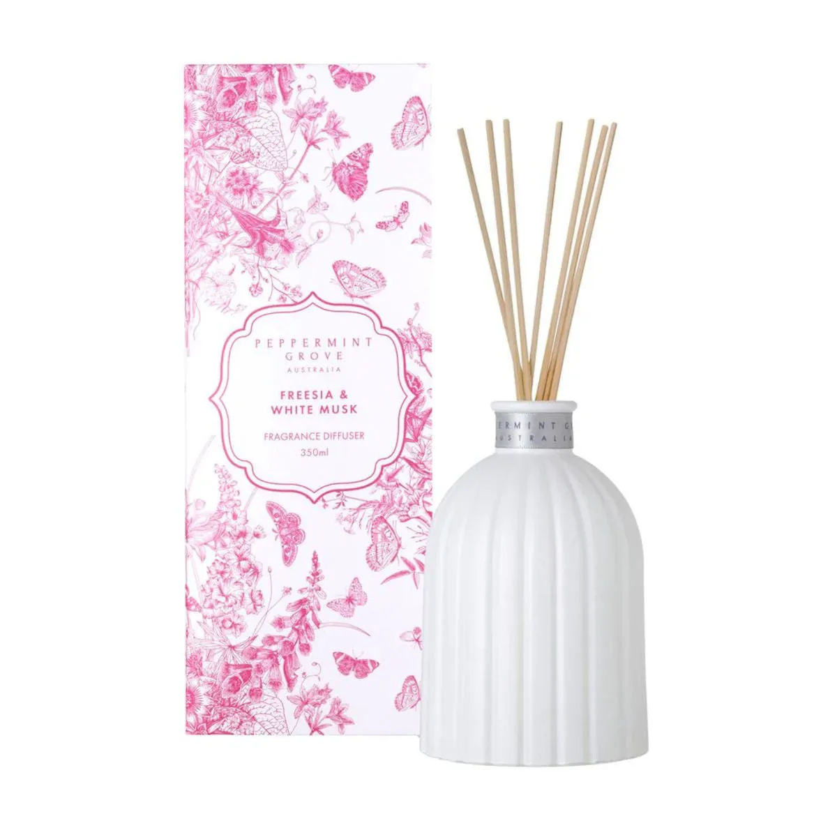 Peppermint Grove Australia Freesia & White Musk Diffuser Limited Edition 350ml