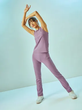 Pink Compression Co-Ord Set For Women
