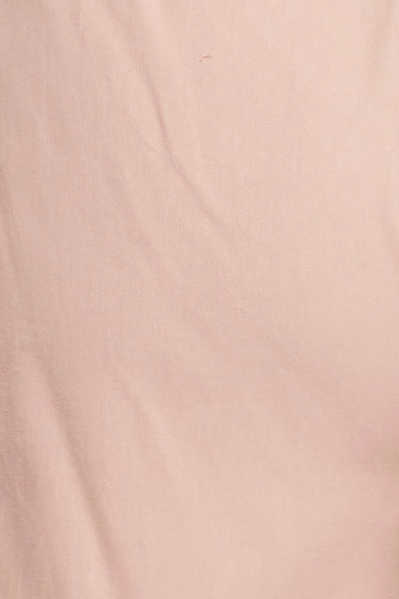 Pink High Waist Wide Leg Pant