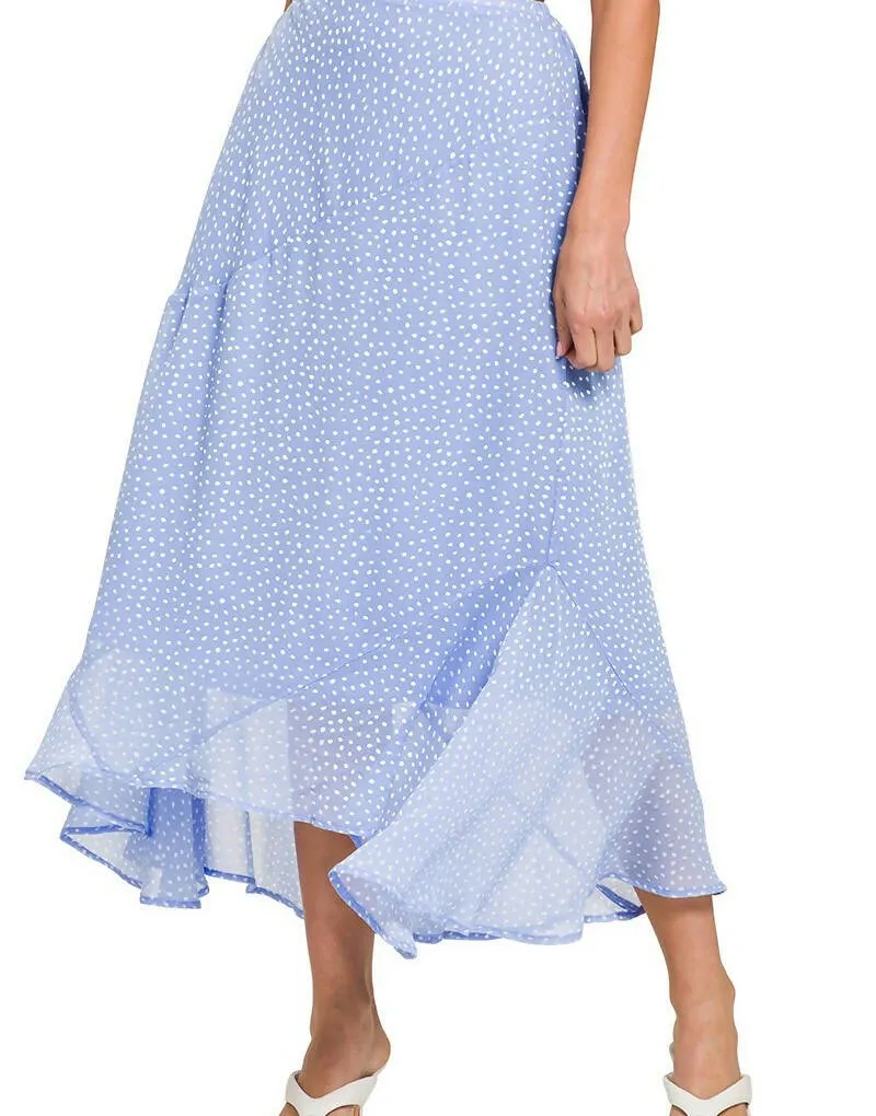 Polka Dot Maxi Skirt
