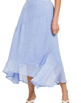 Polka Dot Maxi Skirt