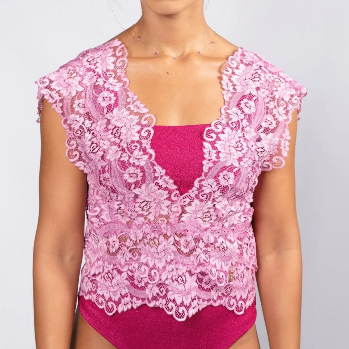 Primula Lace Top - Lilac
