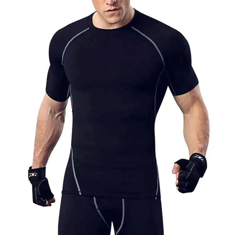 Quick-Dry Men's Running Shirt - Moisture-Wicking Athletic Wear for Triathletes