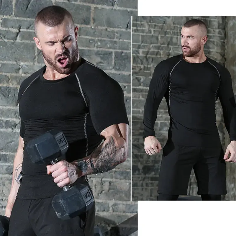 Quick-Dry Men's Running Shirt - Moisture-Wicking Athletic Wear for Triathletes