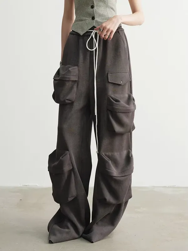 Rachula Drawstring Cargo Pants
