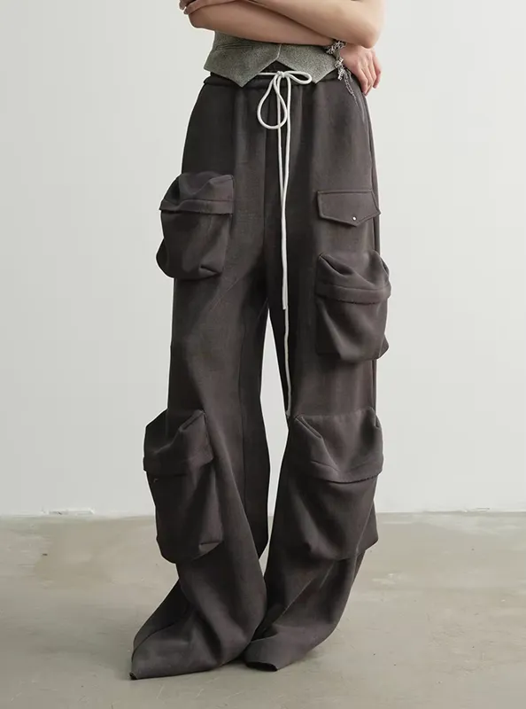 Rachula Drawstring Cargo Pants