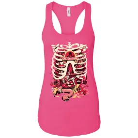 Rick And Morty Anatomy Park Skeleton Women Tank