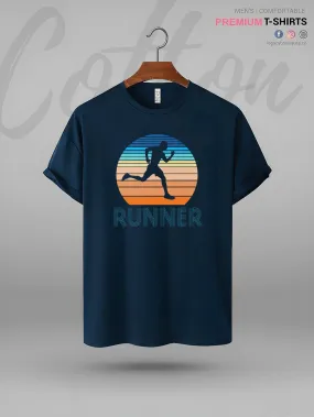 Runner Print Good Quality Mens XXXL Tshirt In Lowest Price Only In BD
