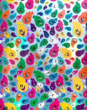 Shades of Dripple HPM Rainbow Foil Archival Print by Sket-One