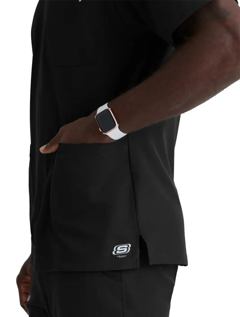 Skechers™ Vitality by Barco Crew 4-Pocket V-Neck Scrub Top