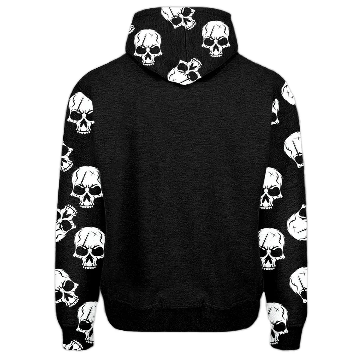 Skull A Holic Gothic Couple All Over Print Unisex Pullover Hoodie