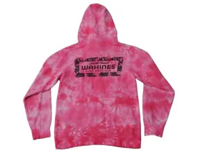 South Coast Womens Boutique Tiedye Hoodie Sweatshirt Pink