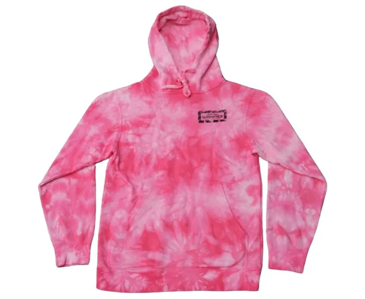 South Coast Womens Boutique Tiedye Hoodie Sweatshirt Pink