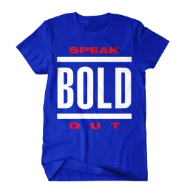 Speak Out Royal Blue Tee