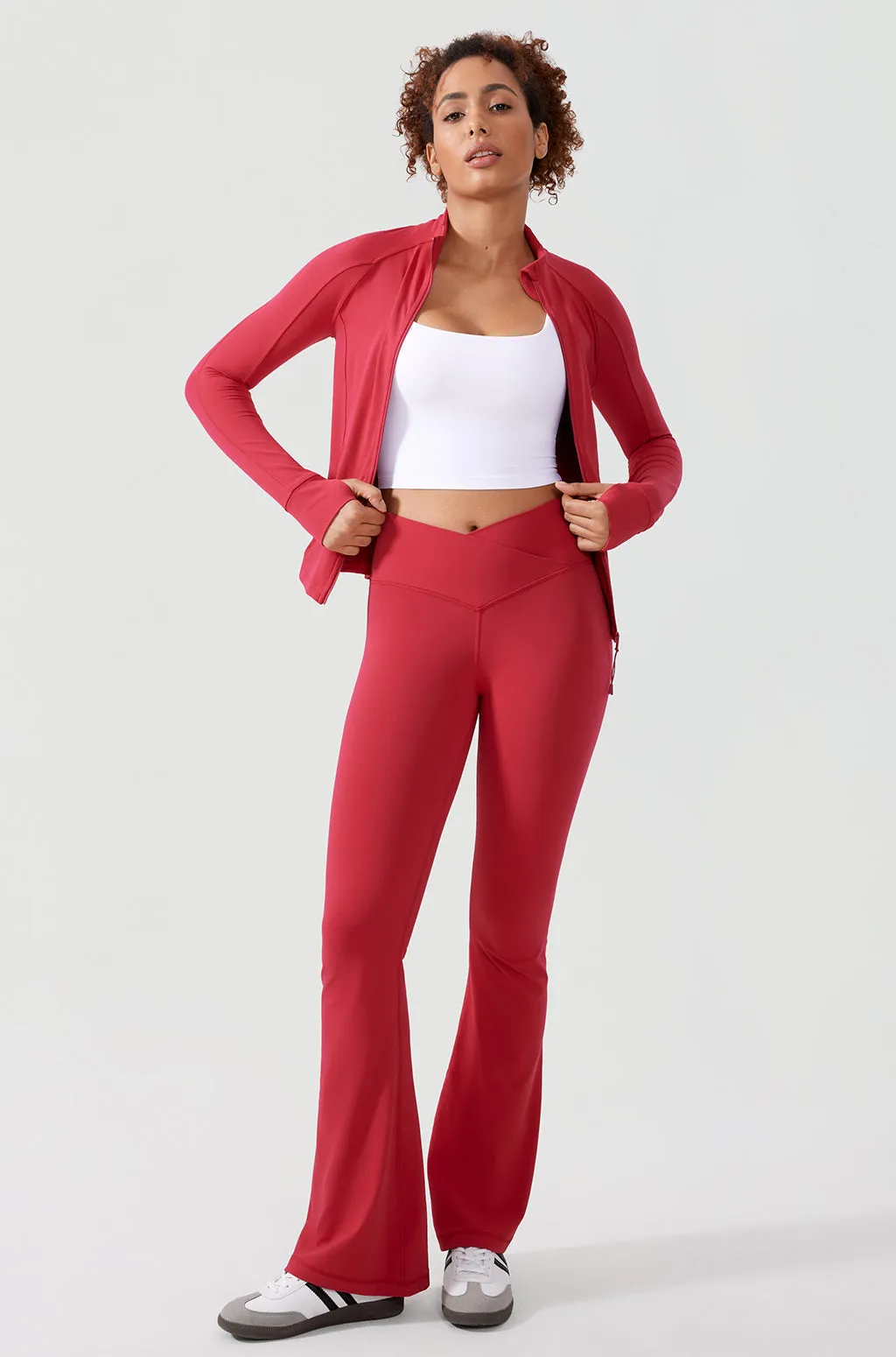 Square Neck Longline Sports Bra