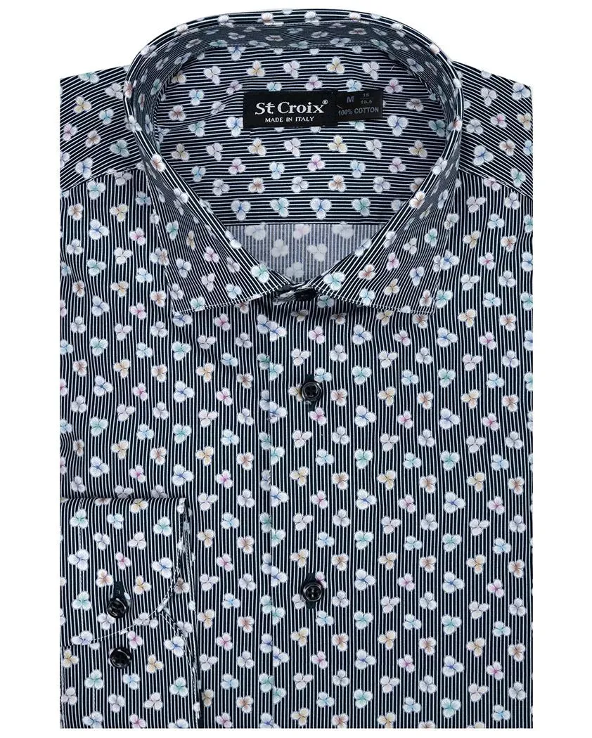 St. Croix 8236 Navy Mix Shirt