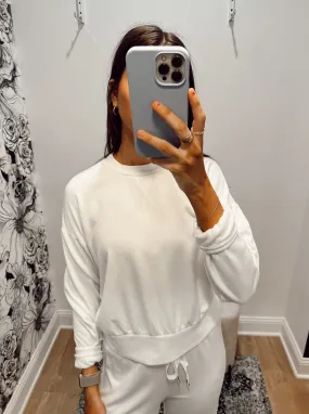 Stateside Softest Fleece Crop Pullover