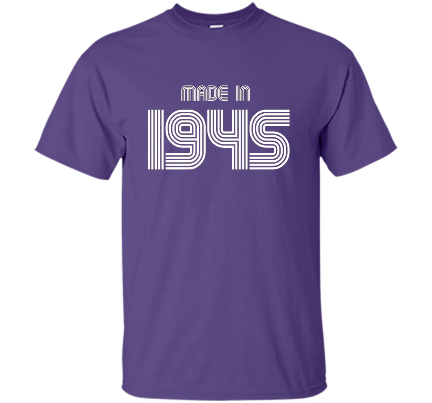 Stripe Made Born 1945 71st Birthday 71 Years Old T-Shirt