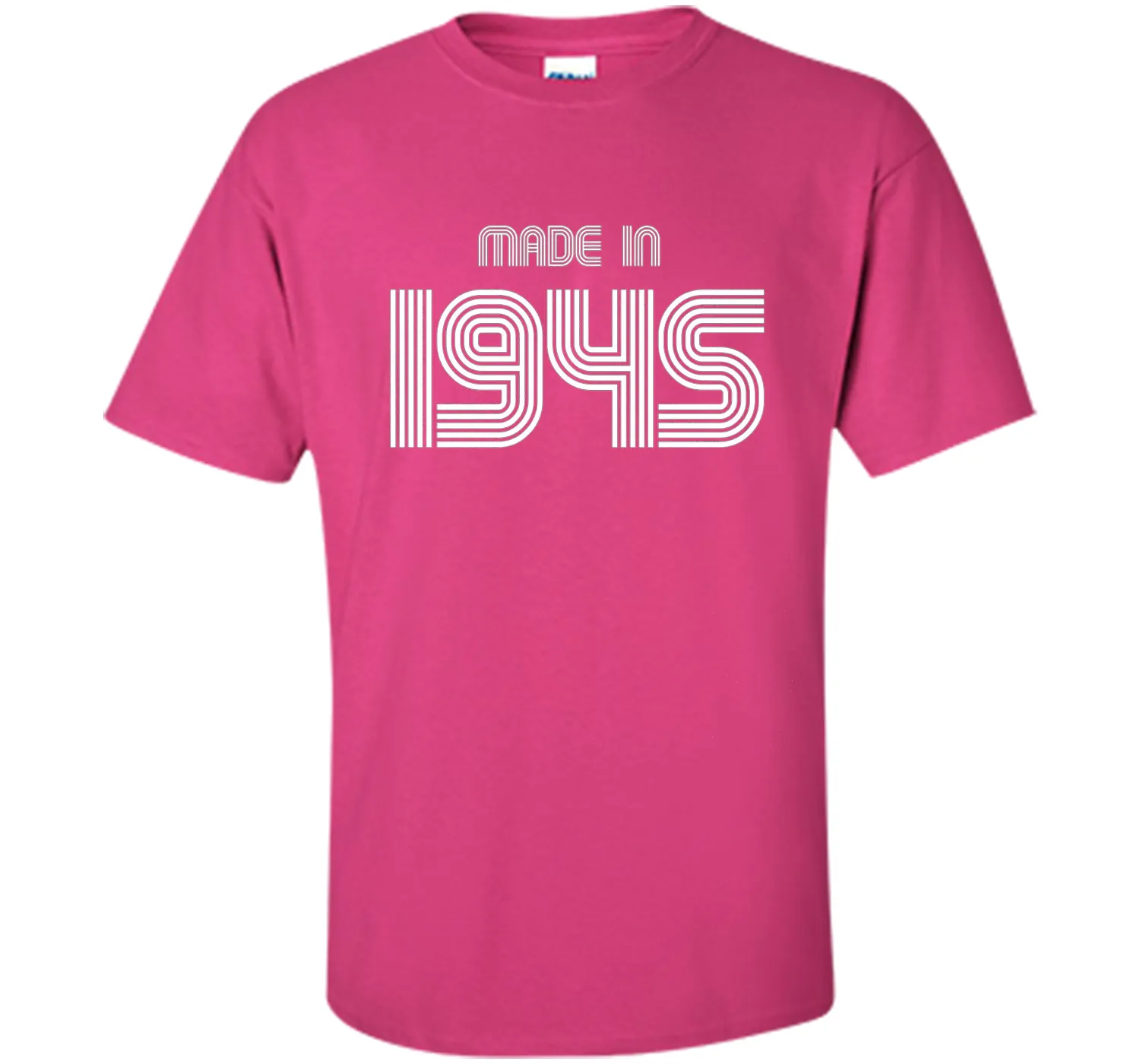 Stripe Made Born 1945 71st Birthday 71 Years Old T-Shirt