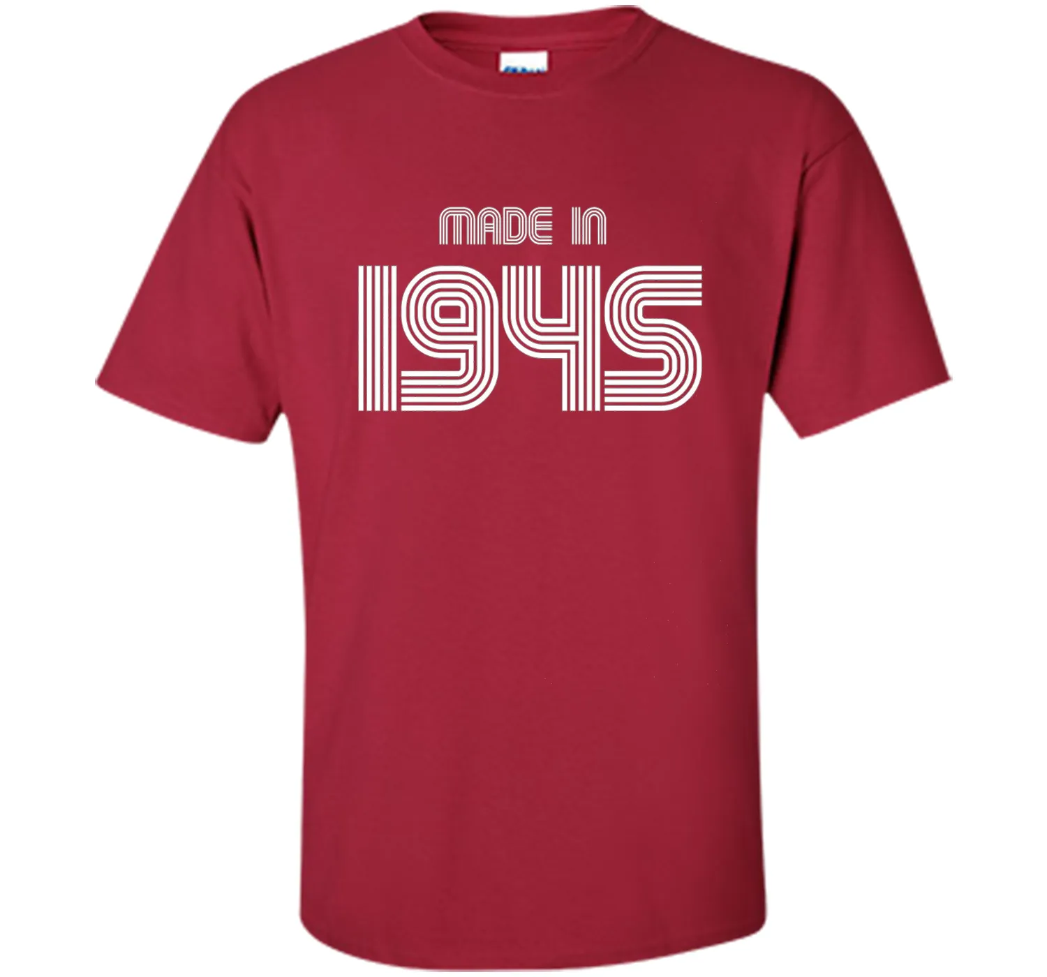 Stripe Made Born 1945 71st Birthday 71 Years Old T-Shirt