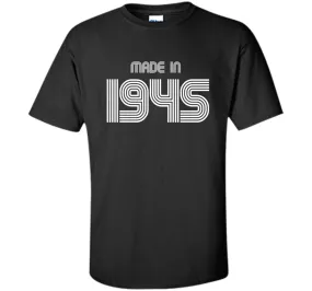 Stripe Made Born 1945 71st Birthday 71 Years Old T-Shirt