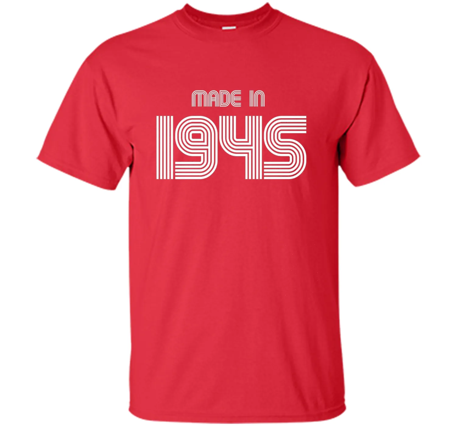 Stripe Made Born 1945 71st Birthday 71 Years Old T-Shirt