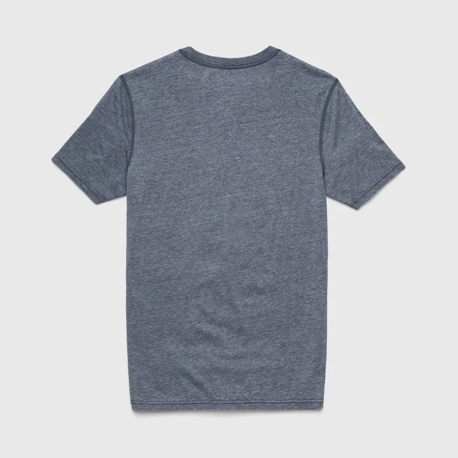 Surfside Supply Sean Burnout SS Henley - Navy Blazer