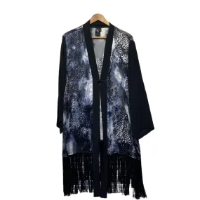 Taking Shape Top Layer Jacket Size 20 Black Evening Cocktail Silk