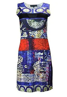 TATTOPANIi-womens-sleeveless-dress-with-muticolored-pattern-print