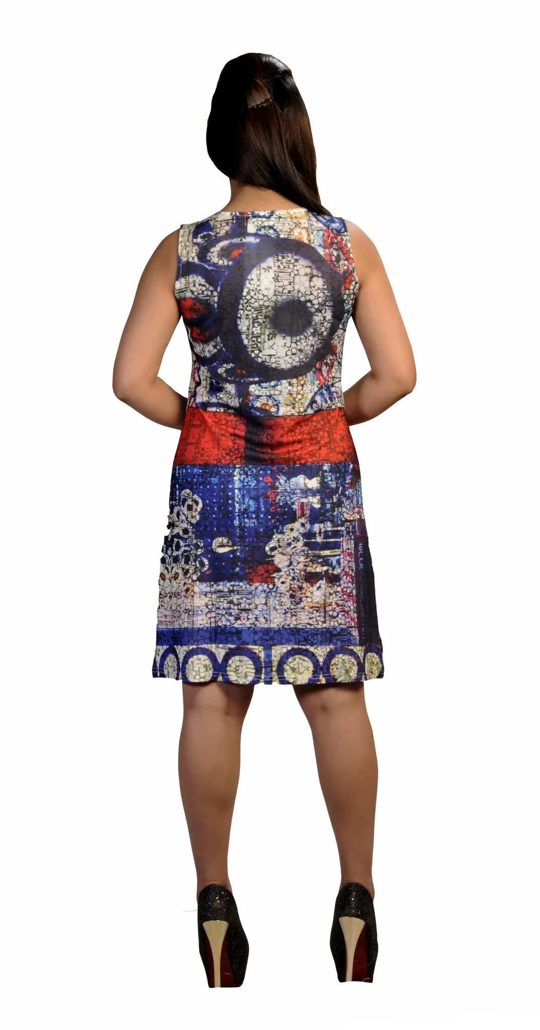 TATTOPANIi-womens-sleeveless-dress-with-muticolored-pattern-print