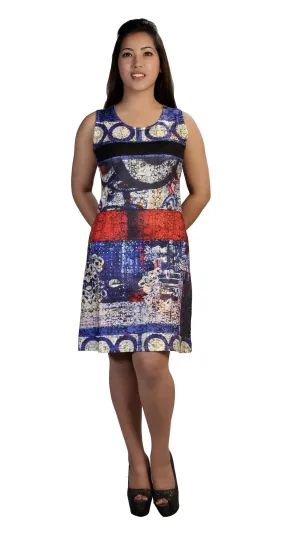 TATTOPANIi-womens-sleeveless-dress-with-muticolored-pattern-print