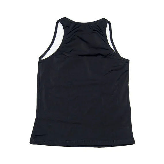 The Flatsea - Full Compression Swim Tank in Black