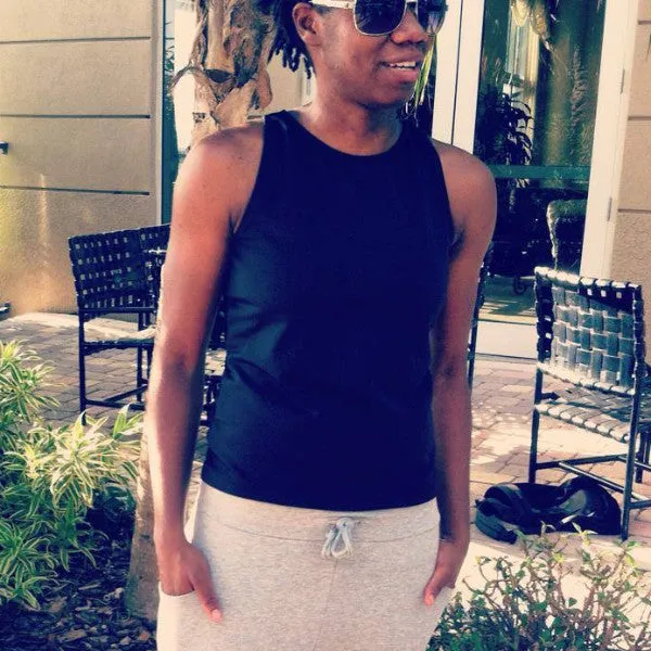 The Flatsea - Full Compression Swim Tank in Black