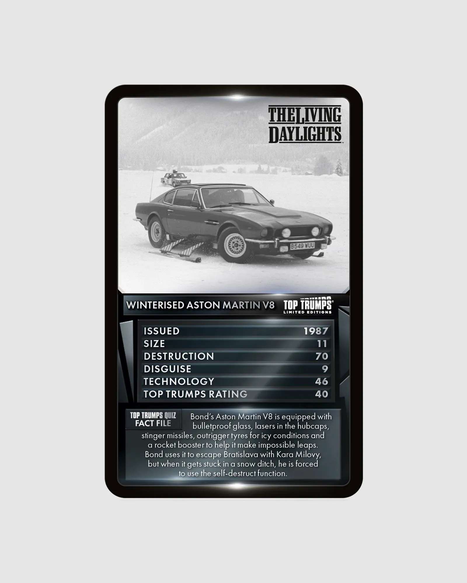 Top Trumps 007 Vehicles and Gadgets Limited Edition