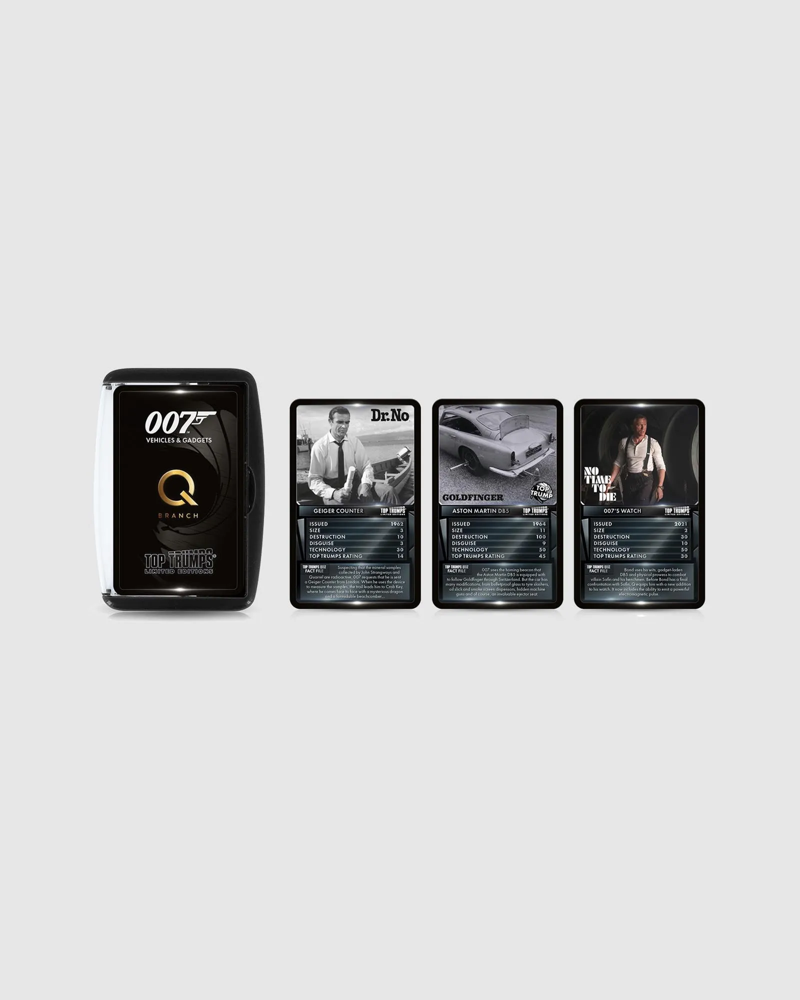 Top Trumps 007 Vehicles and Gadgets Limited Edition
