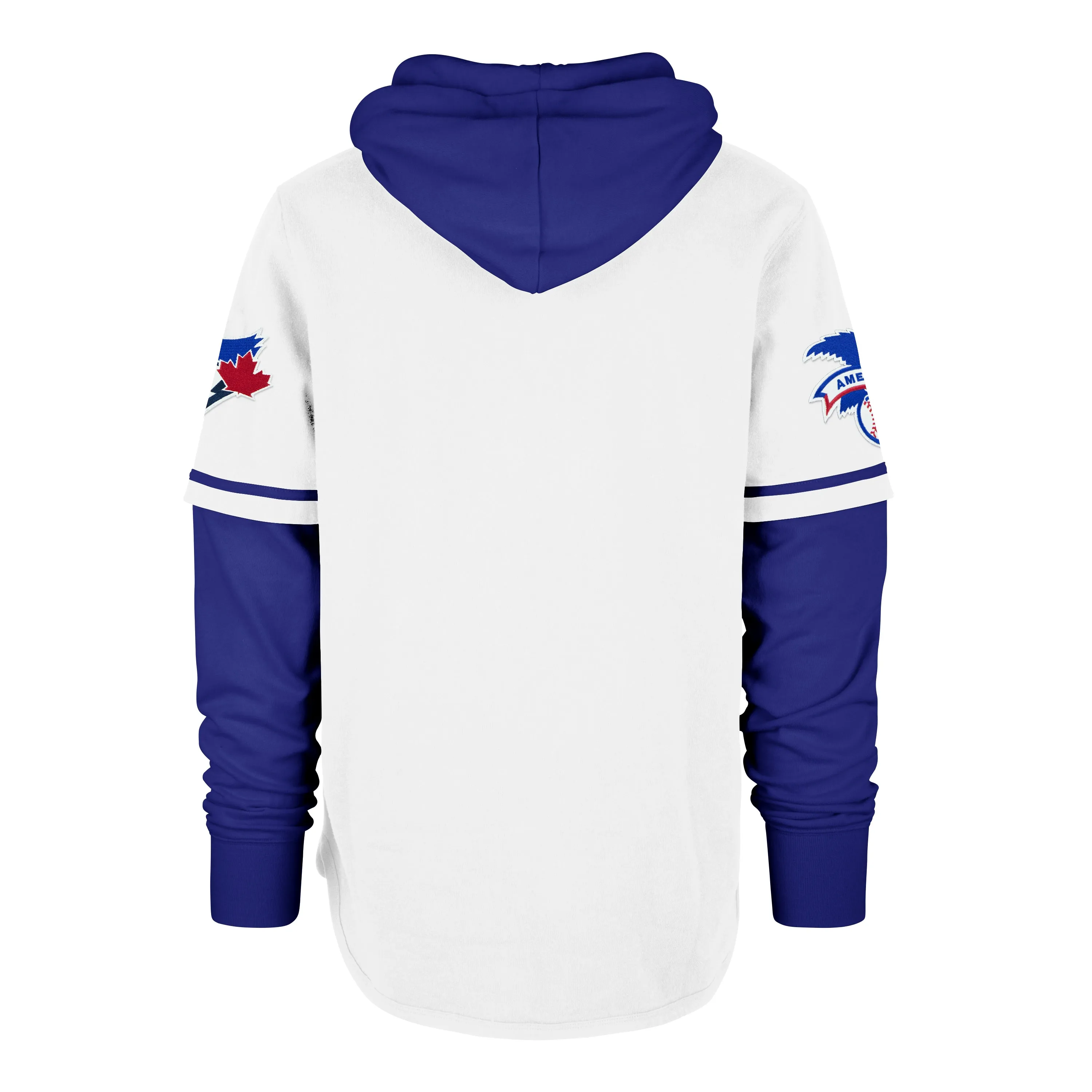 Toronto Blue Jays MLB 47 Brand Men's White Trifecta Shortstop Hoodie
