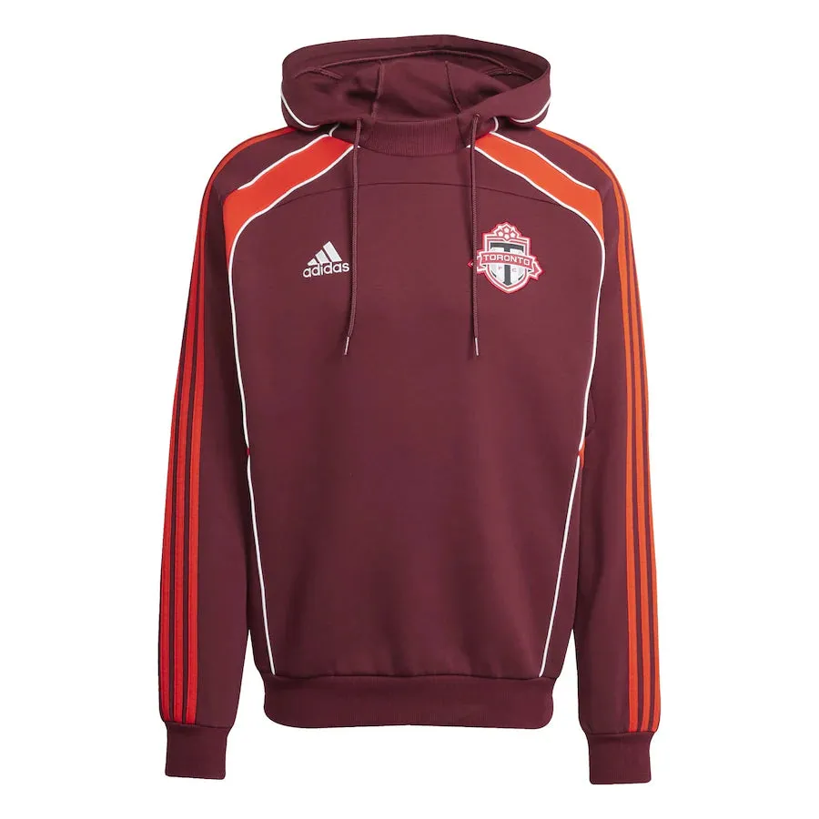 Toronto FC Adidas Red Travel Pullover Hoodie 2025
