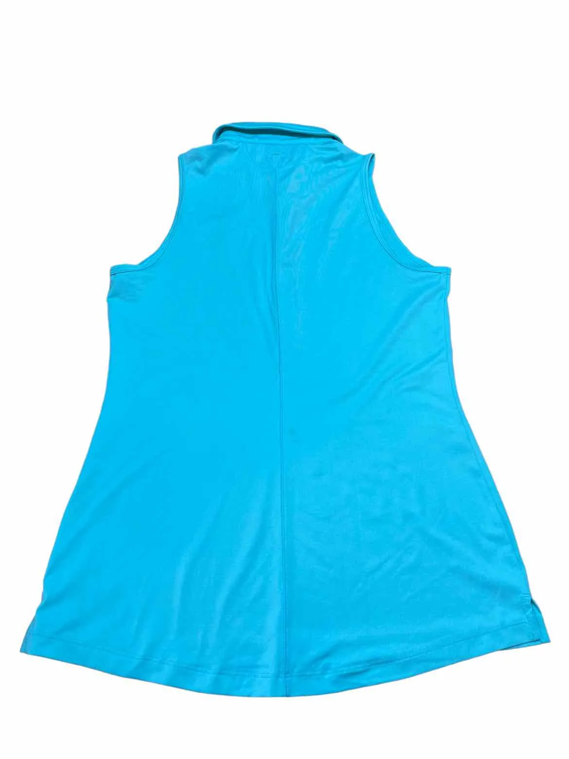 Under Armour Size S Aqua Polyester logo Active Wear Shirt