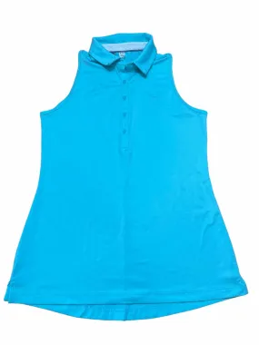 Under Armour Size S Aqua Polyester logo Active Wear Shirt