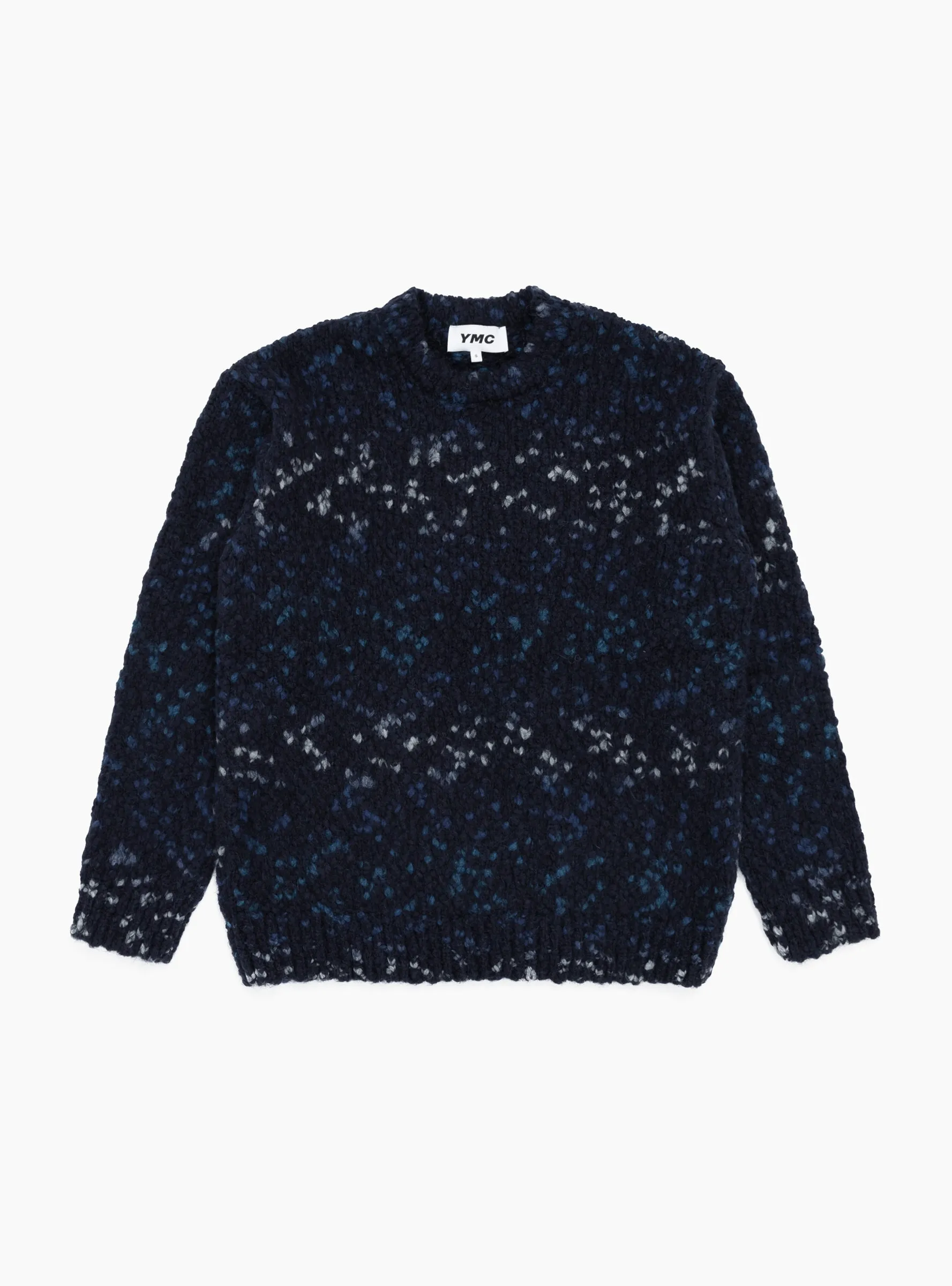 Undertones Boxy Crew Knit Navy