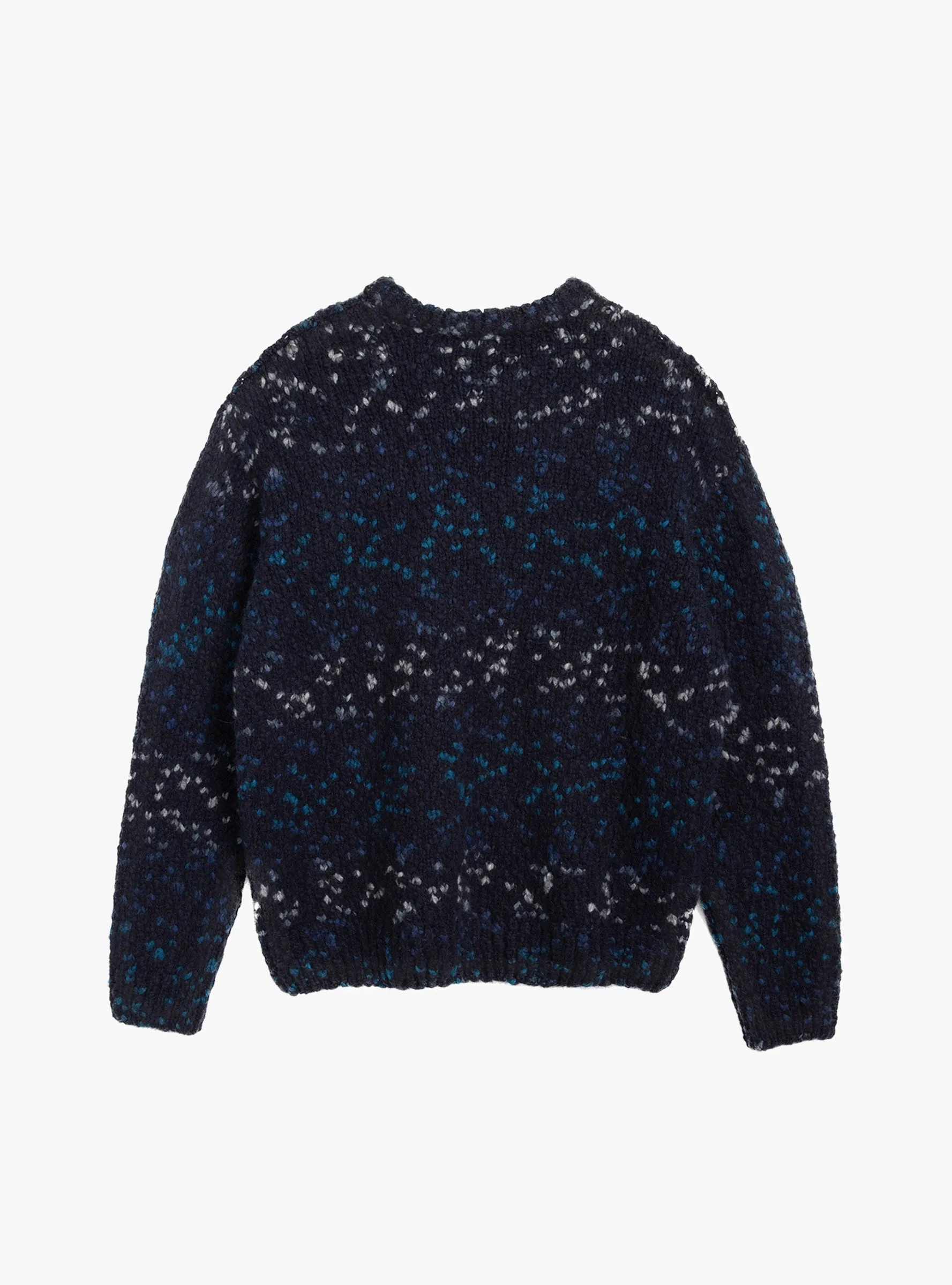 Undertones Boxy Crew Knit Navy