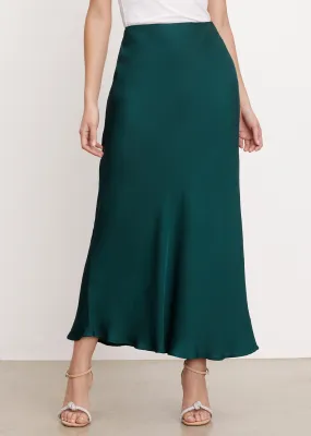 Velvet Cadence Satin Maxi Skirt