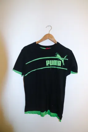 Vintage black puma mens tees size M