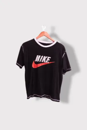 Vintage Nike big logo black small tees
